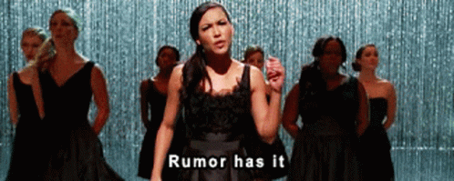 Glee Santana Lopez GIF - Glee Santana Lopez Rumor Has It - Discover & Share  GIFs