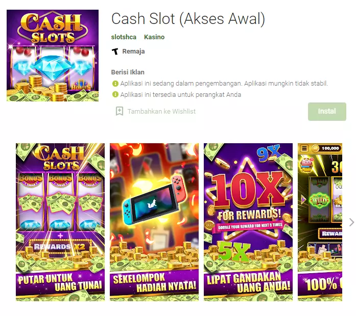 game cash slot