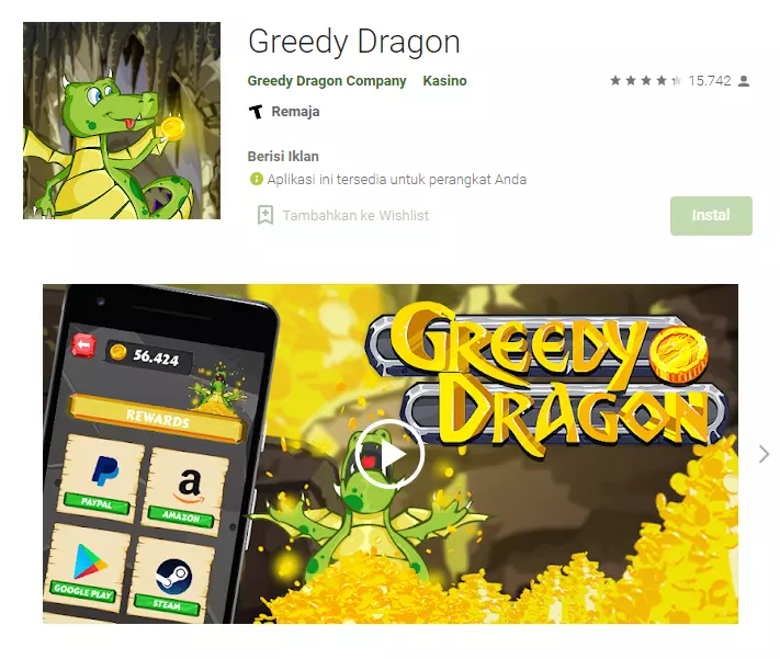 game greedy dragon